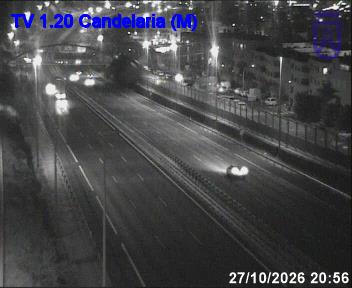 TF-1, autopista del Sur: imagen en directo de la cámara «TF-1, Candelaria»