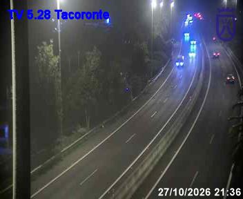 TF-5, autopista del Norte: imagen en directo de la cámara «TF-5, Tacoronte»